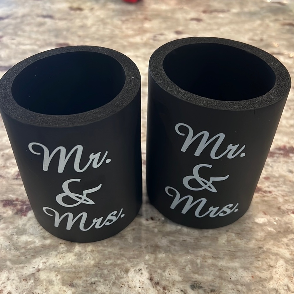 Mr. & Mrs. Can Koozies